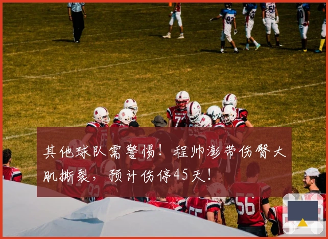 其他球队需警惕！程帅澎带伤臀大肌撕裂，预计伤停45天！